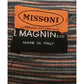 Vintage 1970s Missoni Knit 2 Piece Tunic + Skirt Set Striped Zigzag Suit I Magnin / Medium