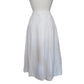 Vintage JIL SANDER Midi Skirt Paneled White Linen A Line w/Panels / Large