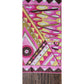Vintage 60s Pucci Silk Scarf VIVARA Print Pocket Square Pink Brown