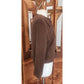 Vintage 1980s Herman Geist Blazer Embroidered Brown wool.