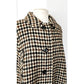 Vintage 60s Burberrys Cloak Cape Houndstooth Wool