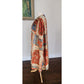 Vintage 1960s Velvet Cape Printed Tapestry Cloak Patchwork Carpet Design