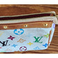 Vintage Louis Vuitton Monogram Multicolor Pochette Accessoires M92649 Murakami