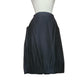 Vintage VUOKKO Finland Skirt Black Cotton Bubble Silhouette Elastic Hem Large Pockets
