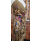 Vintage Vintage 1970s Gianni Versace Dress Silk Parrot Print Handkerchief Hem Slip Style Small