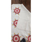 Antique American Quilt 1800s Star Of Bethlehem Cotton Turkey Red Cheddar Yellow on Ivory
