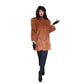 Vintage 1940s Brown Ermine Fur Coat Hip Length Victory Furs Chicago