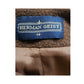 Vintage 1980s Herman Geist Blazer Embroidered Brown wool.