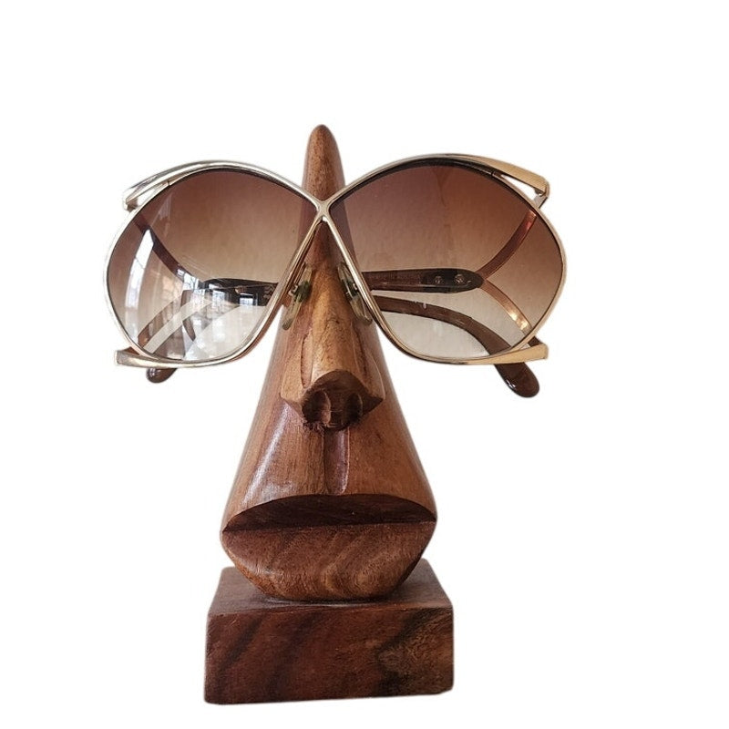 Vintage 1970s 1980s Christian Dior 2056 Butterfly Sunglasses Gold Frame