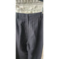 Vintage 90s ISAAC MIZRAHI Pants Black Textured Cotton High Waist 28 Made in USA Small