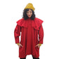 Vintage 90s Red Wool Swing Jacket Hip Length Coat Victoria March Chicago Designer