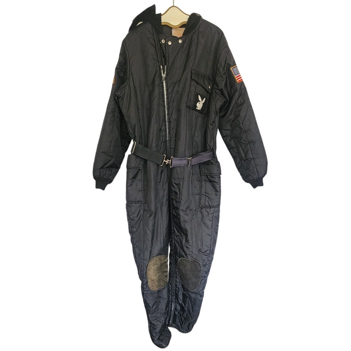 Vintage 1970s Mens Snow Suit Polarware Snowmobile Yamaha Playboy Patches