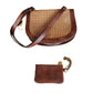 2011 Stella McCartney Alexa Bag Brown Vegan Woven Leather