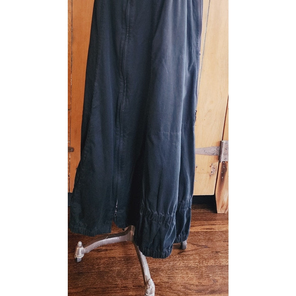 Vintage RUNDHOLZ Black Label Dress Sleeveless Cotton w/Zippers