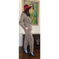 Vintage 90s Pant Suit Houndstooth Wool Jones New York / S