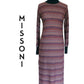 Vintage 1970s Missoni Dress Zigzag Knit Turtleneck Saks Fifth Avenue
