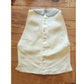 80s Krizia Top Cream Flax Linen Sleeveless Beaded Blue Rose Peter Pan Collar