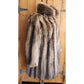 Vintage Fur Coat Silver Tipped Raccoon Hip Length Revillon Boho Style Size Medium SATC