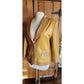 Vintage Yellow Leather Blazer Y2k Casa Lopez