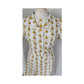 Vintage 60s Clocks Novelty Print Dress + Jacket Set Gold Pocket Watch