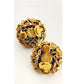 Vintage 90s Chanel Earring Clips Gripoix Blue Glass Byzantine Style A 96
