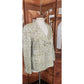 Vintage 1980s ESCADA COUTURE Blazer Green Leaf Print Jacket Double Breasted 40