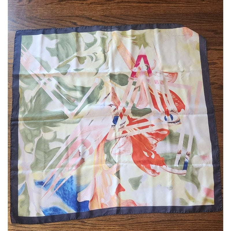 80s Louis Vuitton Scarf James Rosenquist Silk Print – RareJule Vintage