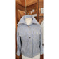 Vintage 70s S Howard Hirsh Jacket Blue Denim Shirt Country Western Cowgirl