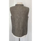 Vintage Eileen Fisher Linen Top Vest Brown Gray / L