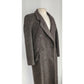 Vintage 80s Coat Gray Wool tweed Double Breasted Harve Benard