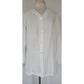 Vintage 90s Blazer White Linen L T Sport / Petite Small