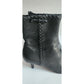PRADA Ankle Boots Black Leather New in Box Size 38 VG++