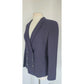 Vintage 1990s Armani Blazer Navy Blue Wool Black Label Borgonuovo / S