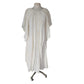 Vintage 70s Amerikan Climax Tent Dress White Cotton Gauze Angel Butterfly Sleeves