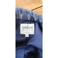 Vintage 2000s Armani Blazer Crinkled Metallic Blue Jacket Size 16
