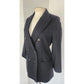 Vintage 1990s Black Blazer Antonio Baldan Double Breasted