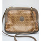 Vintage 80s Fendi Shoulder Bag Zucca Logo Detachable Strap