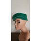 Vintage 60s Green Hat Velour Tam Beret Mod Style