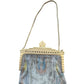 Vintage 1920s Whiting & Davis Evening Bag Painted Mesh Steel Art Deco