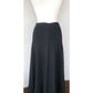 Vintage 1990s St John Knit Evening Skirt Long Black Santa Knit / Med