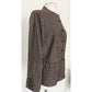 ARMANI COLLEZIONI 2008 Blazer in Brown and Cream Check Wool Jacket / L