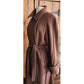 70s Brown Cashmere Coat Belt Tie by Regency for Saks Fifth Avenue