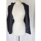 Vintage 1990s Armani Blazer Navy Blue Wool Black Label Borgonuovo / S