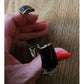 Vintage Black Panther Enamel Bracelet Art Deco Erte Style