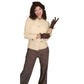 Vintage 1960s Mod Jacket Marshall Field Cream Wool Peplum Blazer Gold Buttons