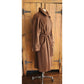 70s Brown Cashmere Coat Belt Tie by Regency for Saks Fifth Avenue