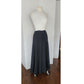 Vintage 1990s St John Knit Evening Skirt Long Black Santa Knit / Med