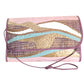 Vintage 70s Purple Shoulder Bag Snakeskin Patchwork Carlos Falchi