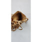 Antique Native American Medicine Bag Embroidered Fringed Suede Plains Indians Pouch