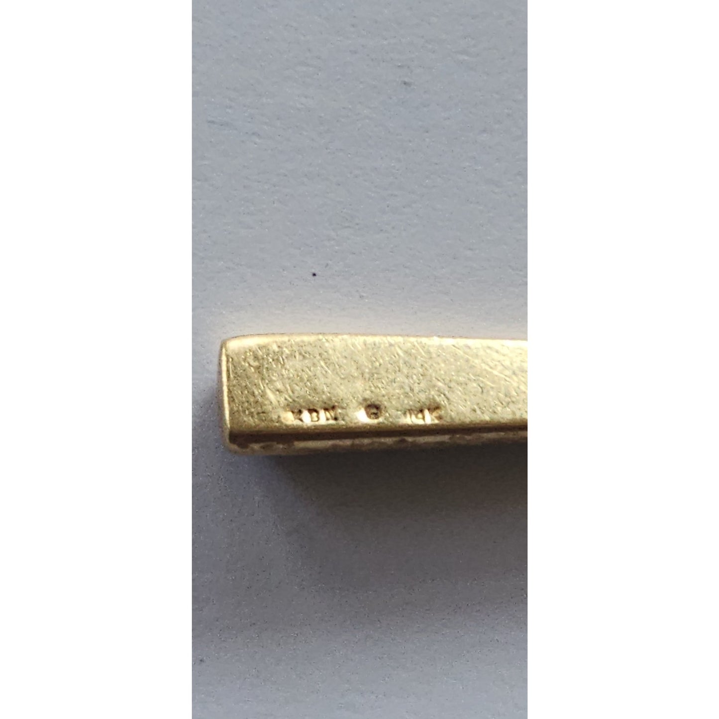 Vintage KBN 14K Gold Dangle Earrings w/Lapis Lazuli